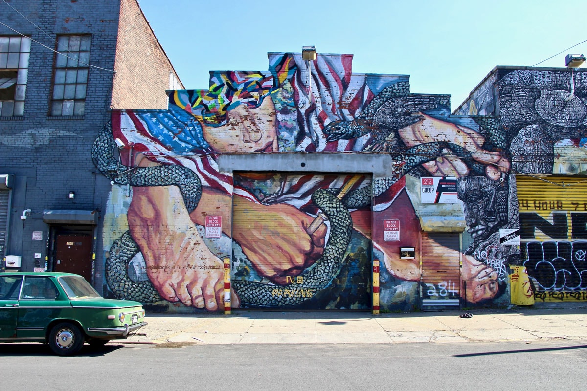 Street Art Brooklyn Art Urbain Mural New York Visiter Brooklyn en 2 jours