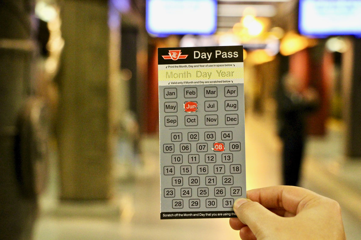 Day Pass Transport Toronto