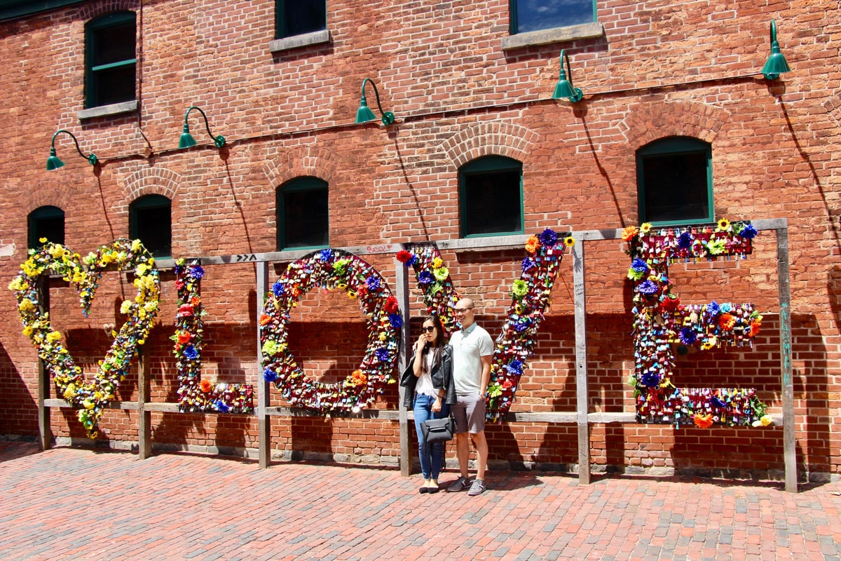 LOVE Distillery District Toronto