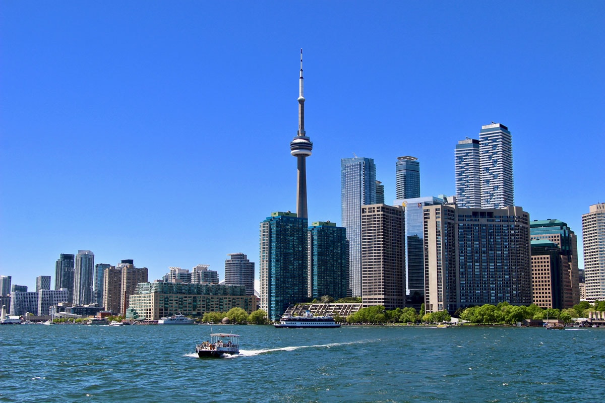 Vue de Toronto depuis le ferry