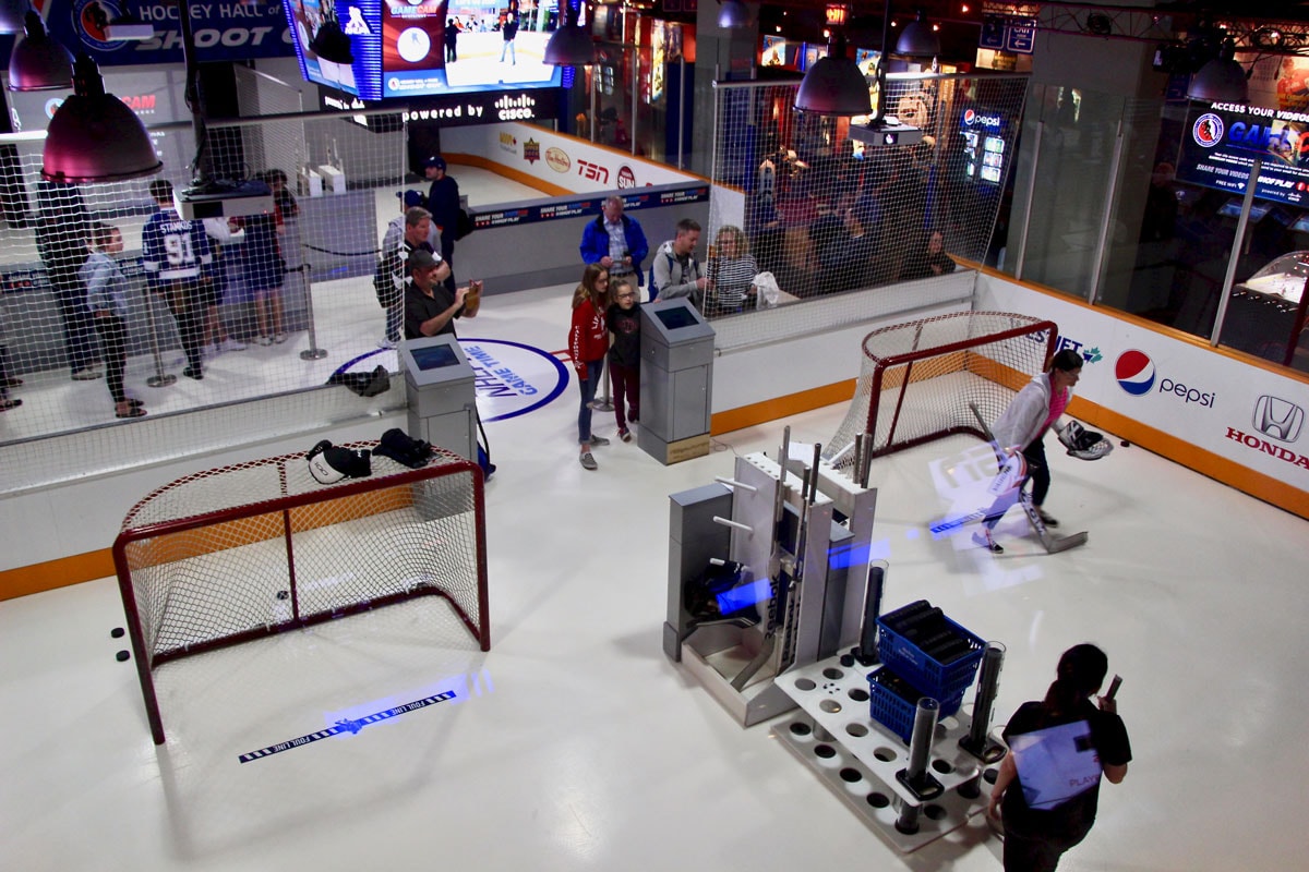 Zone de pratique hall of fame Hockey Toronto