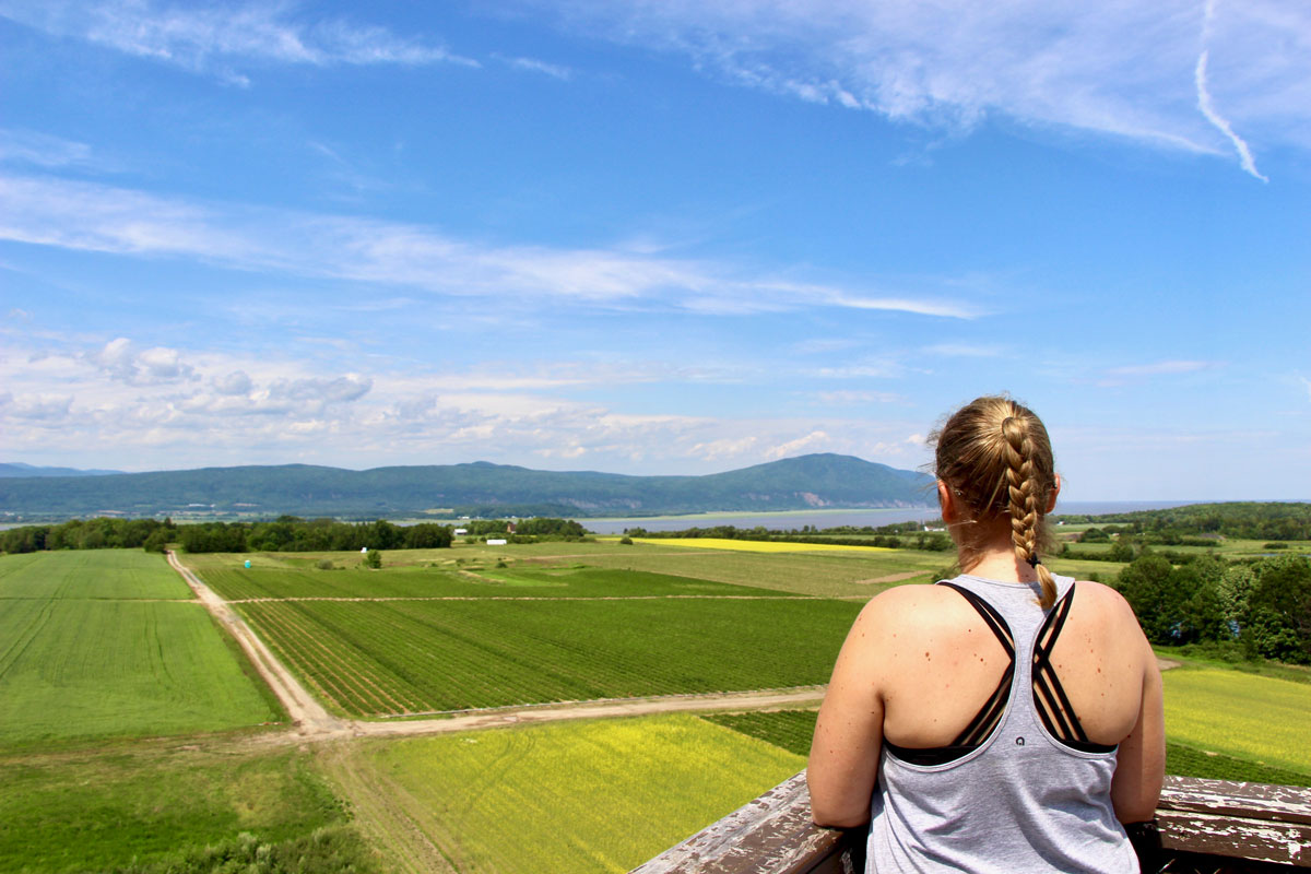 Panorama tour observation ile d'orleans