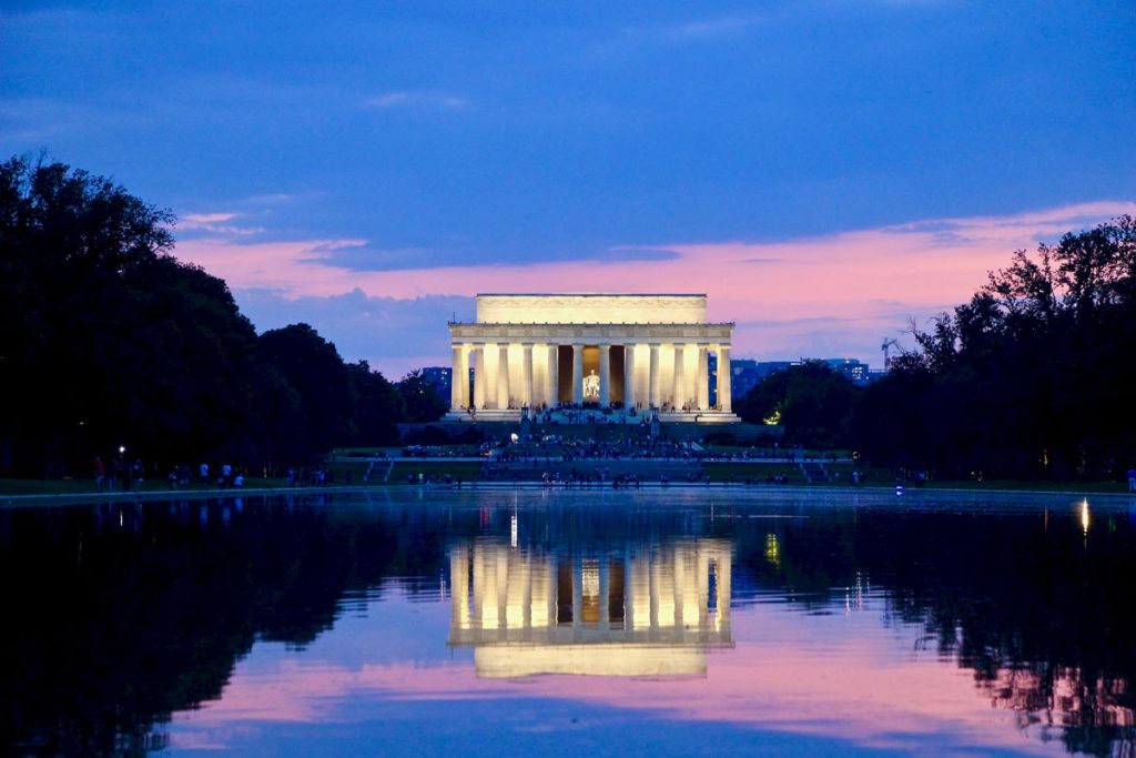 Coucher de soleil Washington