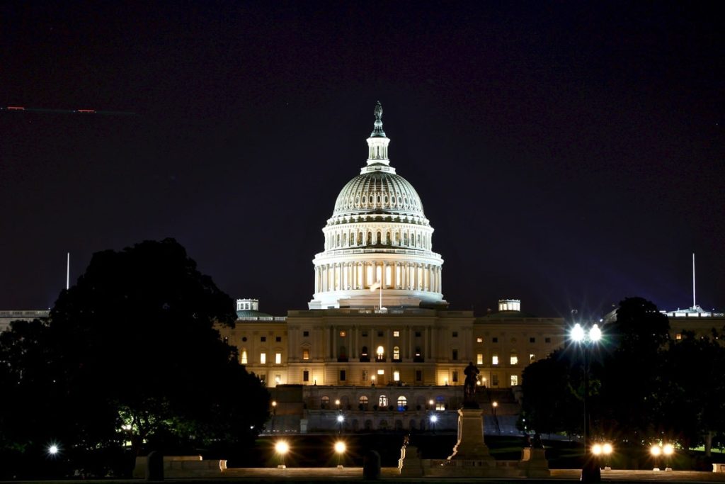 Capitole de nuit Washington