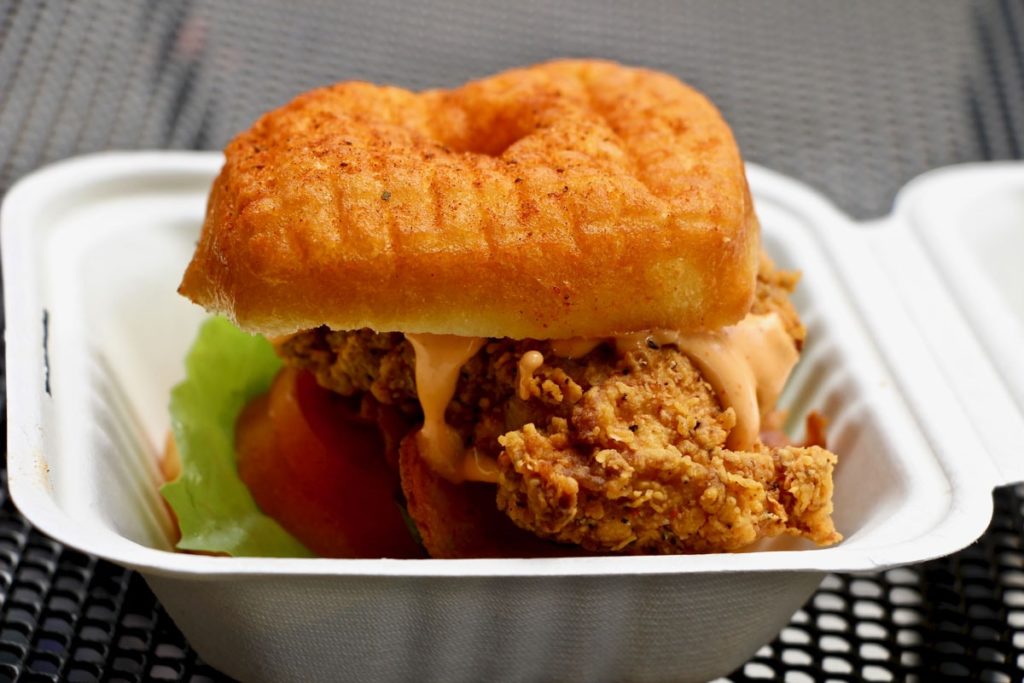 sandwich Astro Doughnuts Fried Chicken Washington