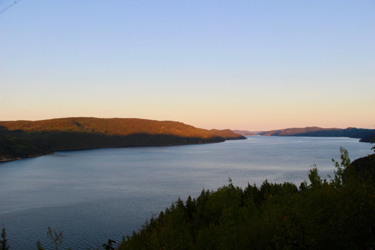 Coucher de soleil Fjord-du-Saguenay Canada