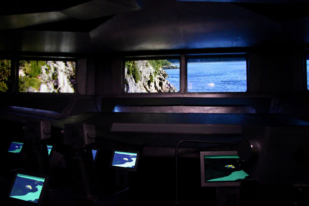 Simulateur musee du Fjord du Saguenay Quebec