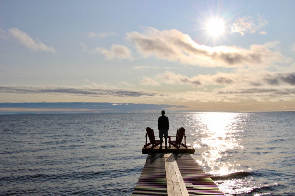 Tom lever de soleil Lac Saint Jean Quebec