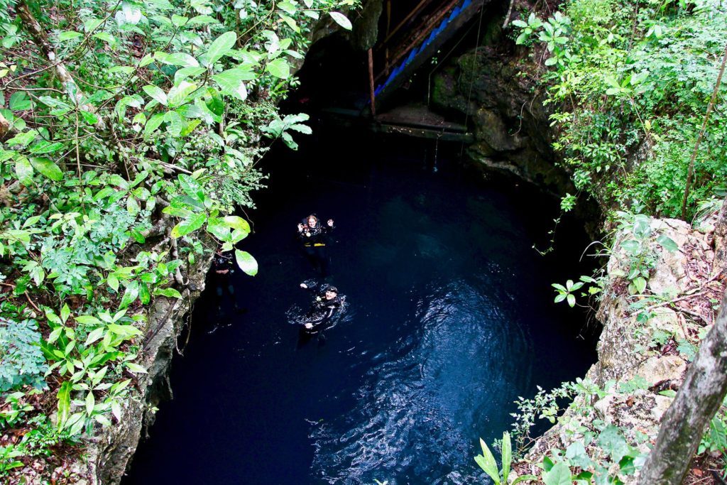 Cenote El Pit Plongée Tulum Mexique