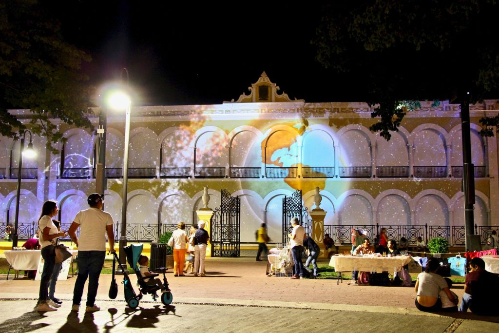 spectacle de son et lumière Campeche