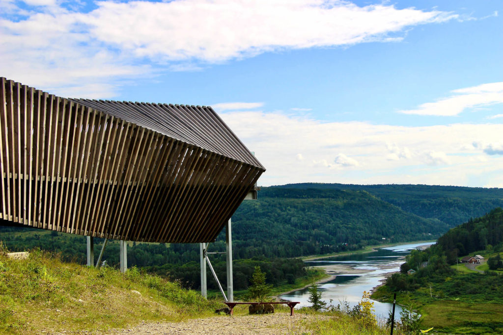 Belvédère des Deux Rivières à Matapédia