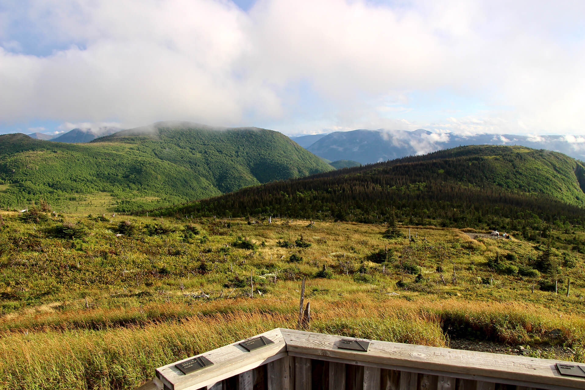 panorama mont ernest laforce parc gaspesie