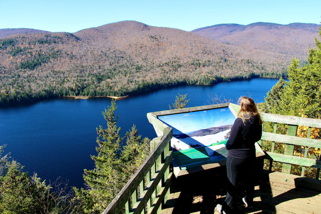 La Corniche - La Coulée - La Roche : la randonnée des belvédères dans le Parc national du Mont-Tremblant