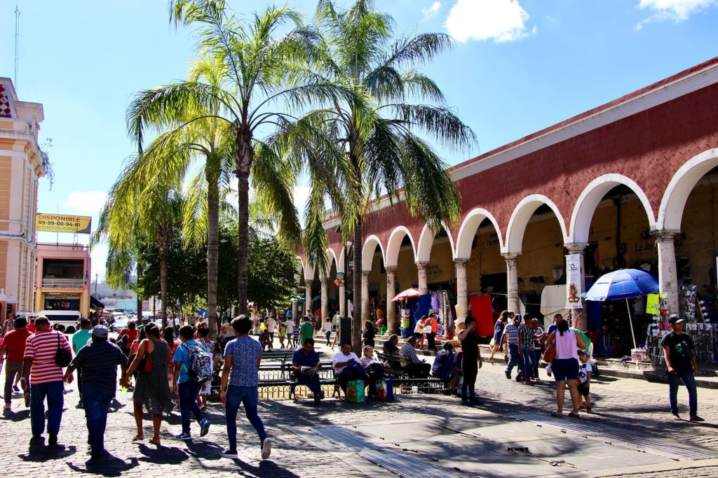 Rue commercante Merida Yucatan