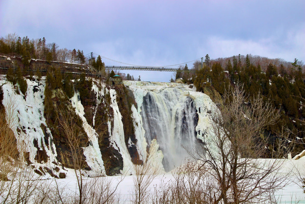 Chute Montmorency hiver Quebec