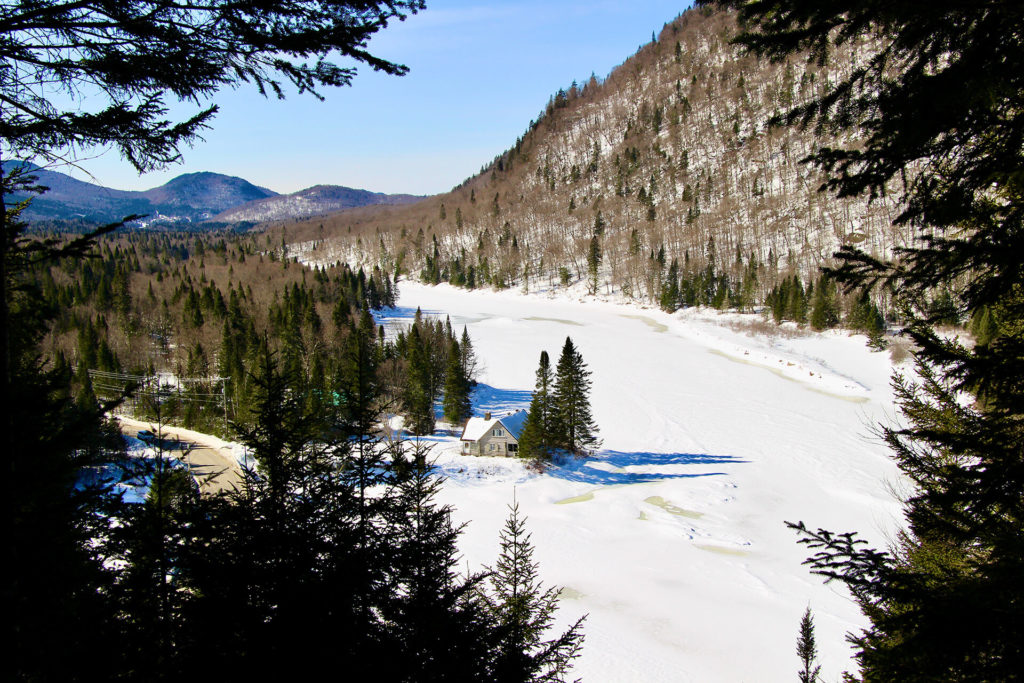 viewpoint sentier Éperon parc jacques-cartier quebec