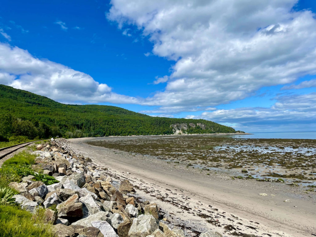 plage cap aux oies région de charlevoix