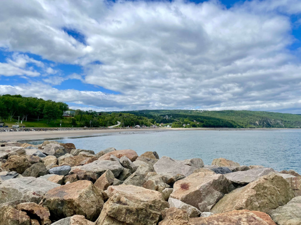 plage saint Irénée région de charlevoix