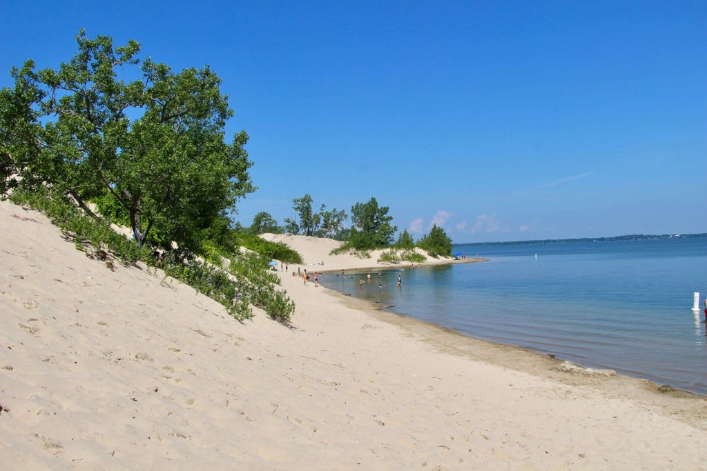 Dunes Beach parc sandbanks ontario