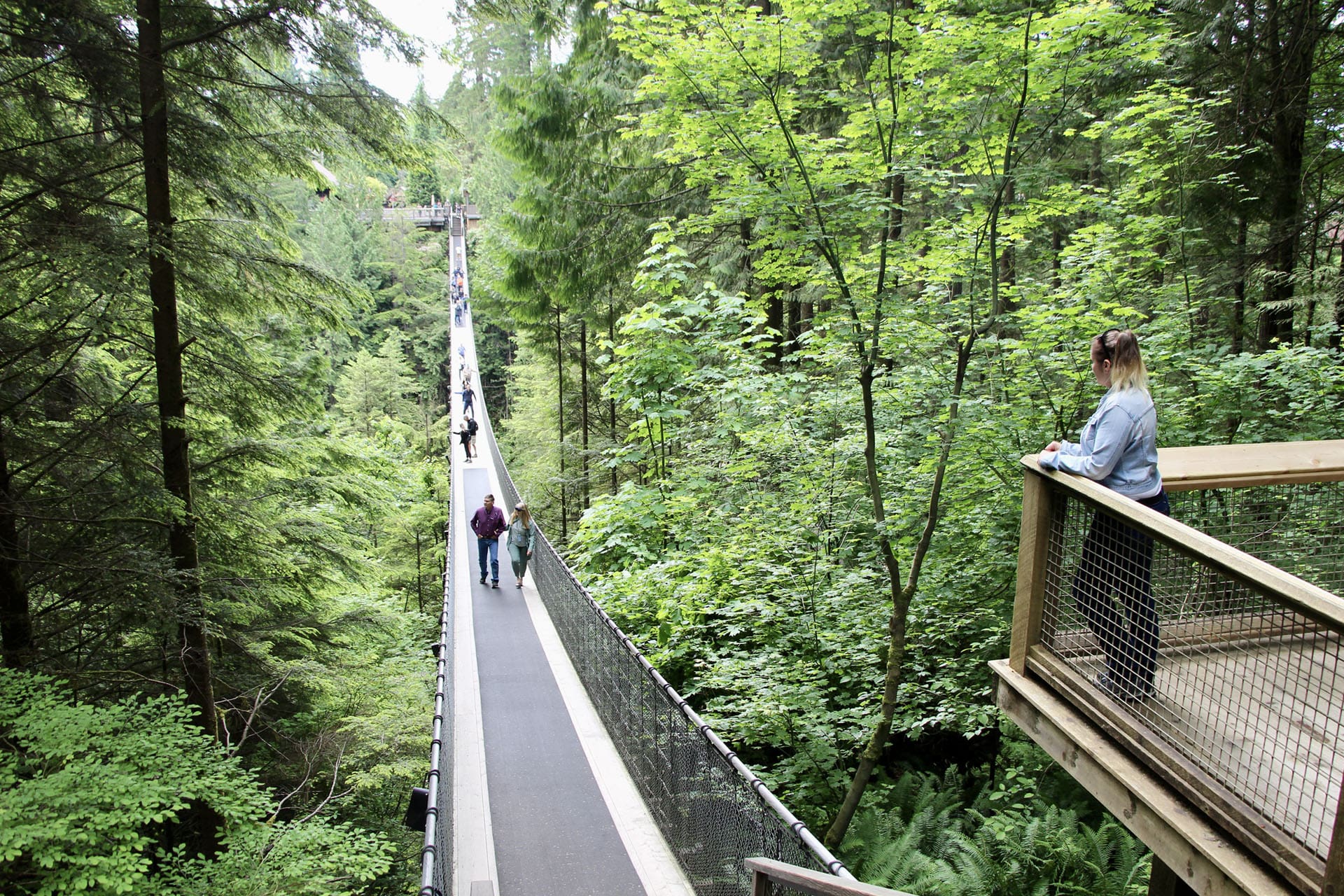 Vancouver Capilano Pont Suspendu