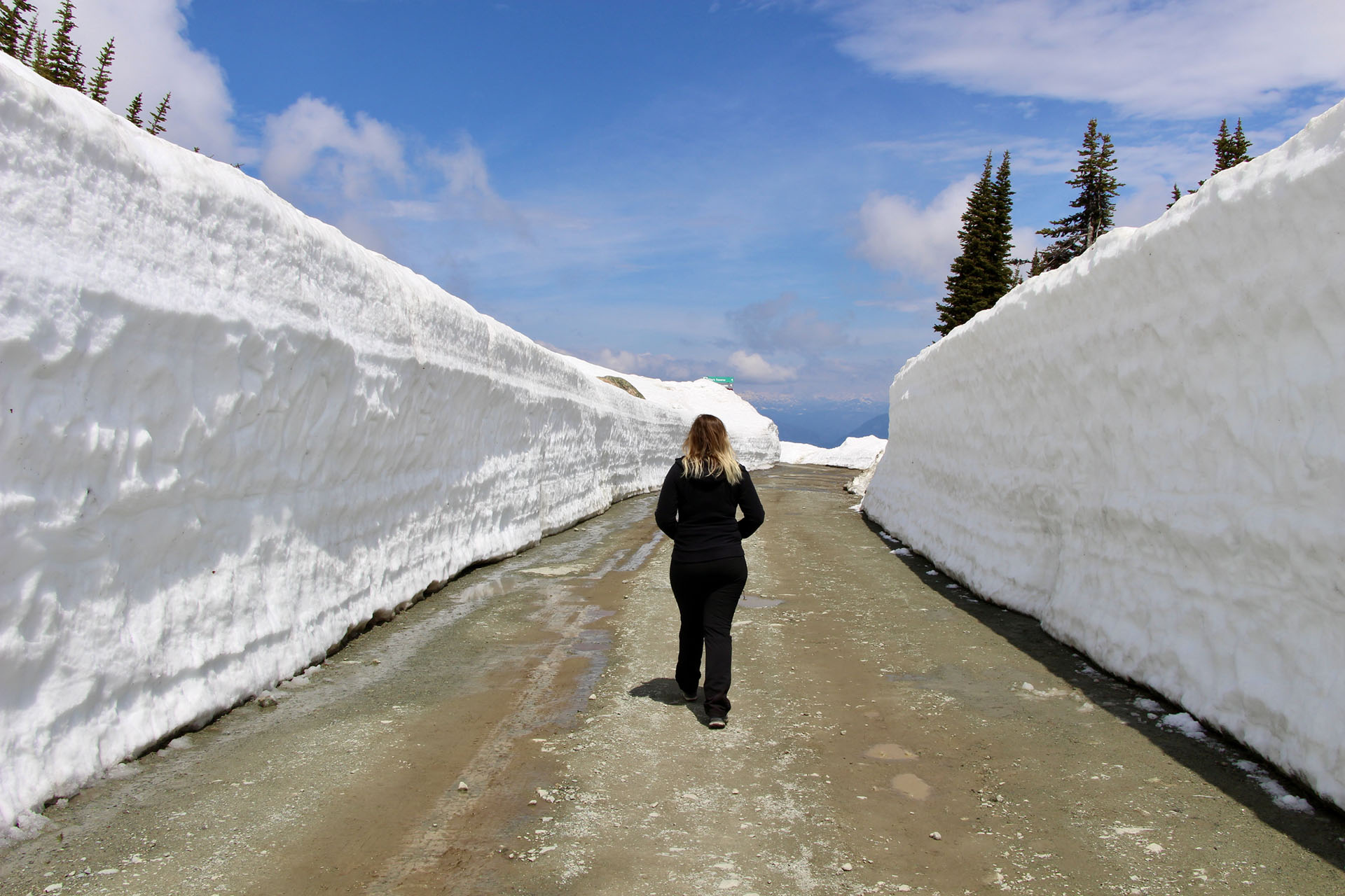 Murs neige Pika Traverse Whistler