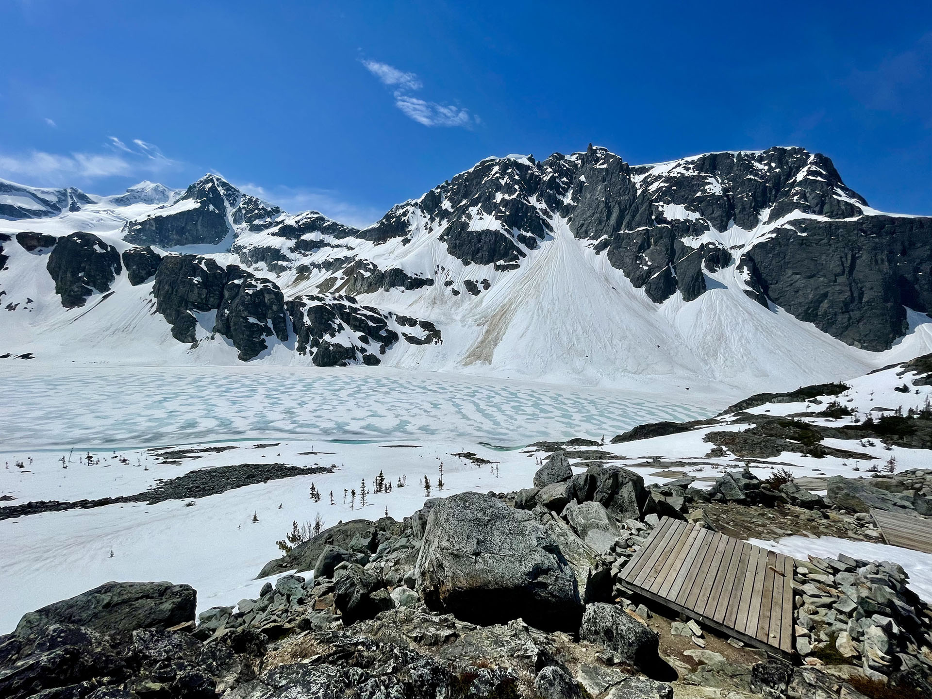 Randonnee Lac Wedgemount Whistler