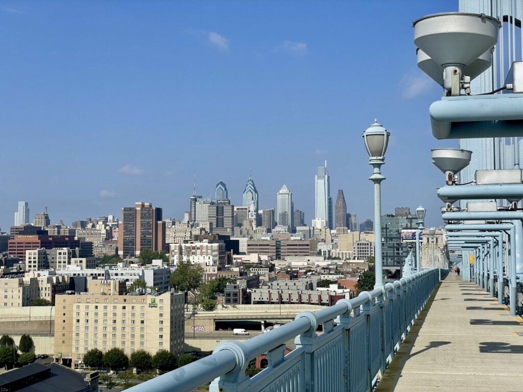 benjamin franklin bridge philadelphie