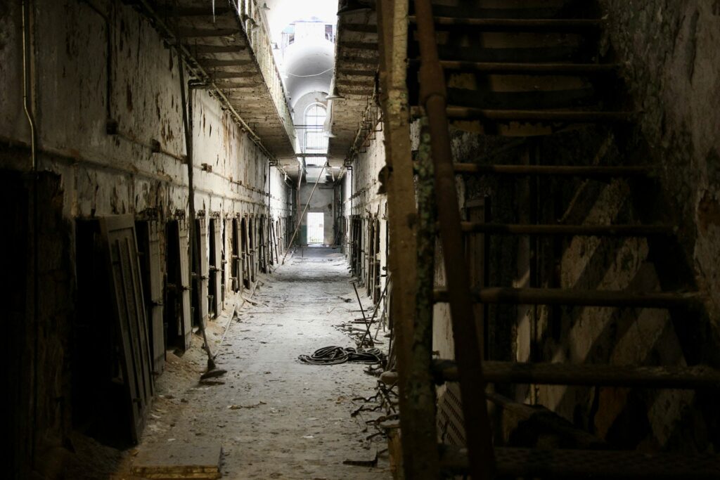 interieur Eastern State Penitentiary Philadelphie