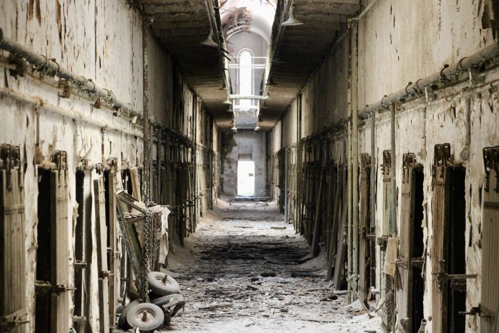 interieur Eastern State Penitentiary Philadelphie