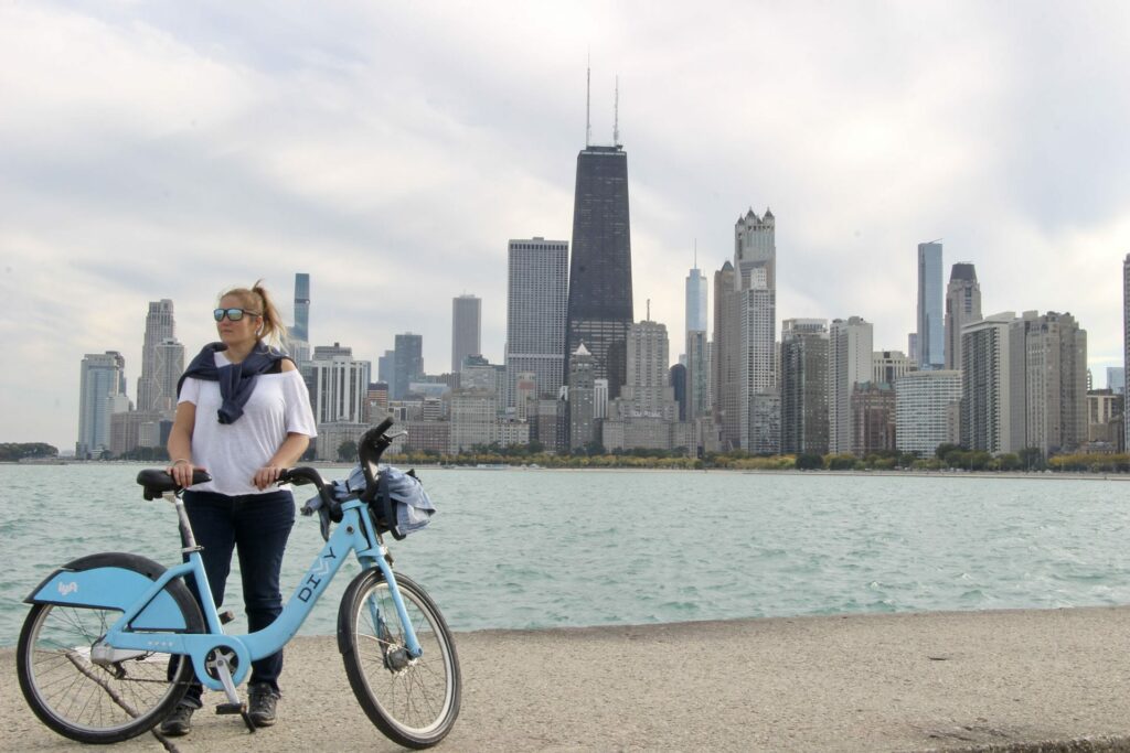 Chicago velo Lakefront Trail