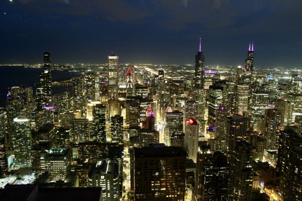 vue chicago nuit chicago 360