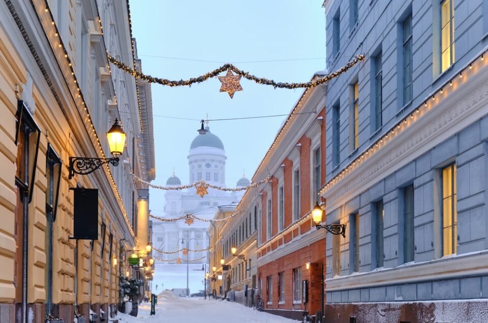 rue helsinki hiver