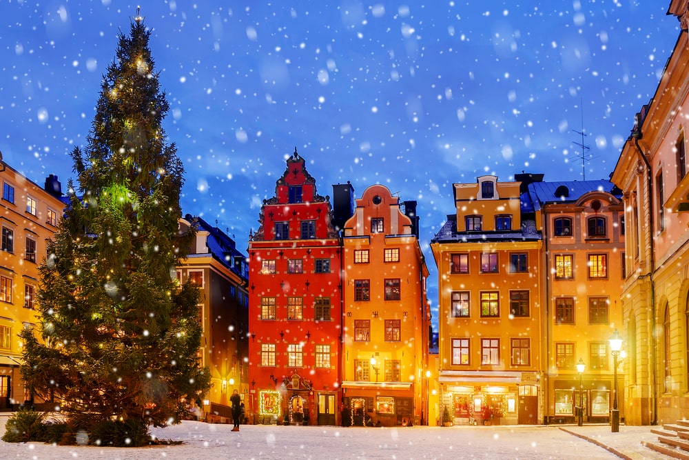 stockholm hiver neige