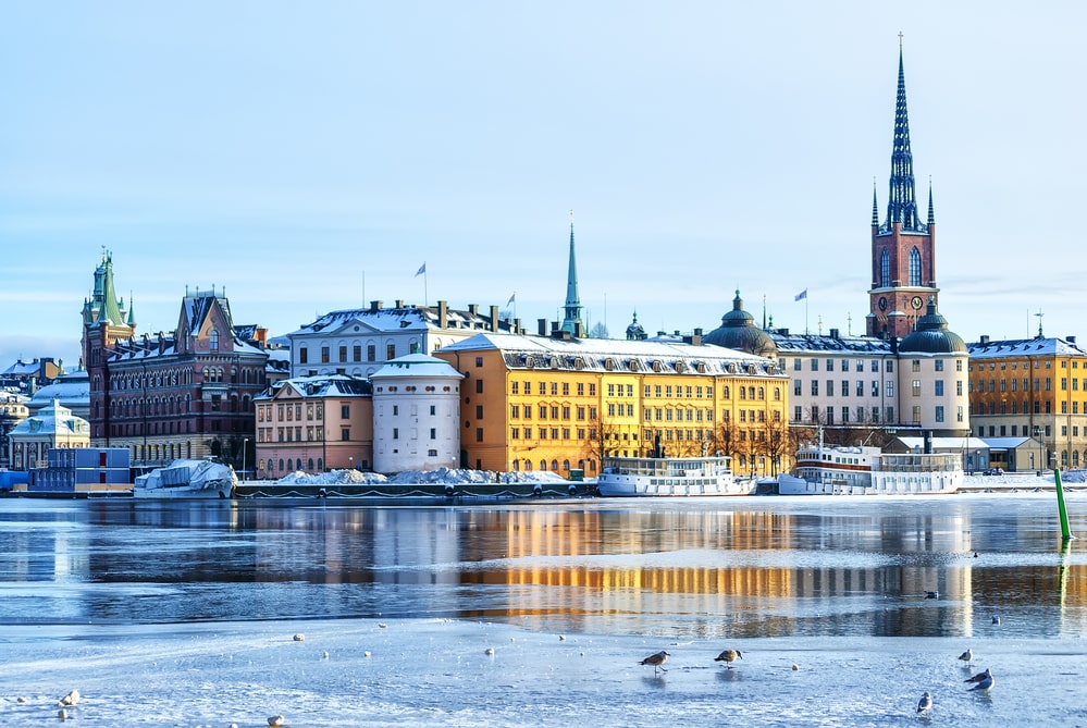 croisiere bateau archipel stockholm hiver