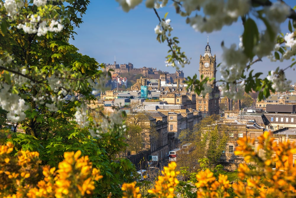 visiter edimbourg printemps