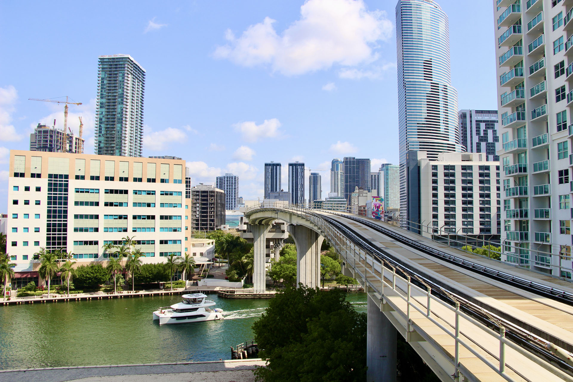 Rail Metromover - Miami - Road trip Floride - USA