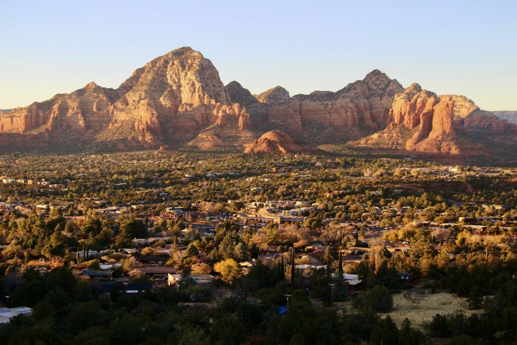 Airport Mesa coucher soleil Sedona