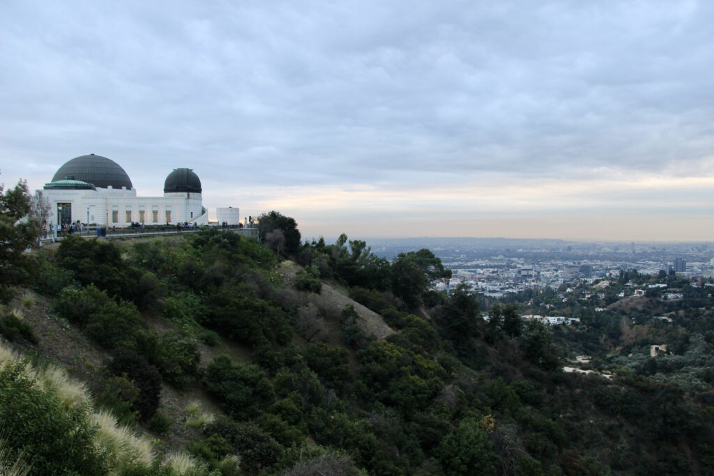 Coucher de soleil depuis le Griffith Observatory Road trip Los Angeles - Californie - USA