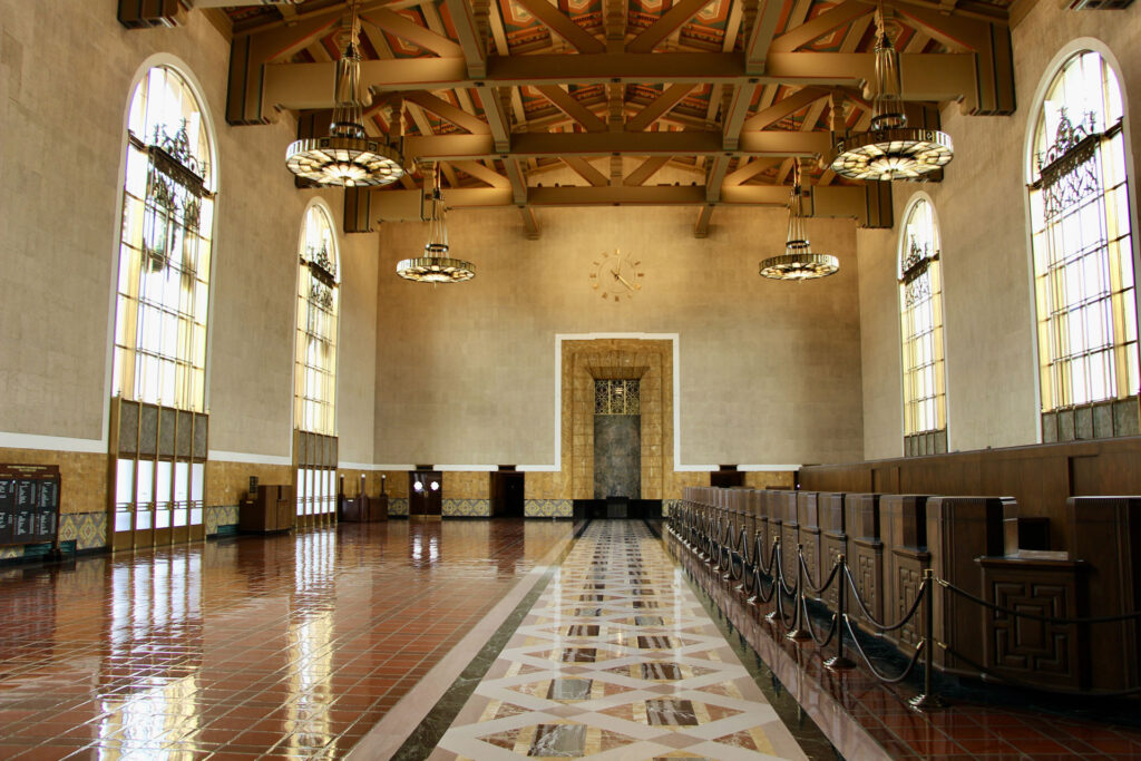 Gare intérieur Road trip Los Angeles - Californie - USA