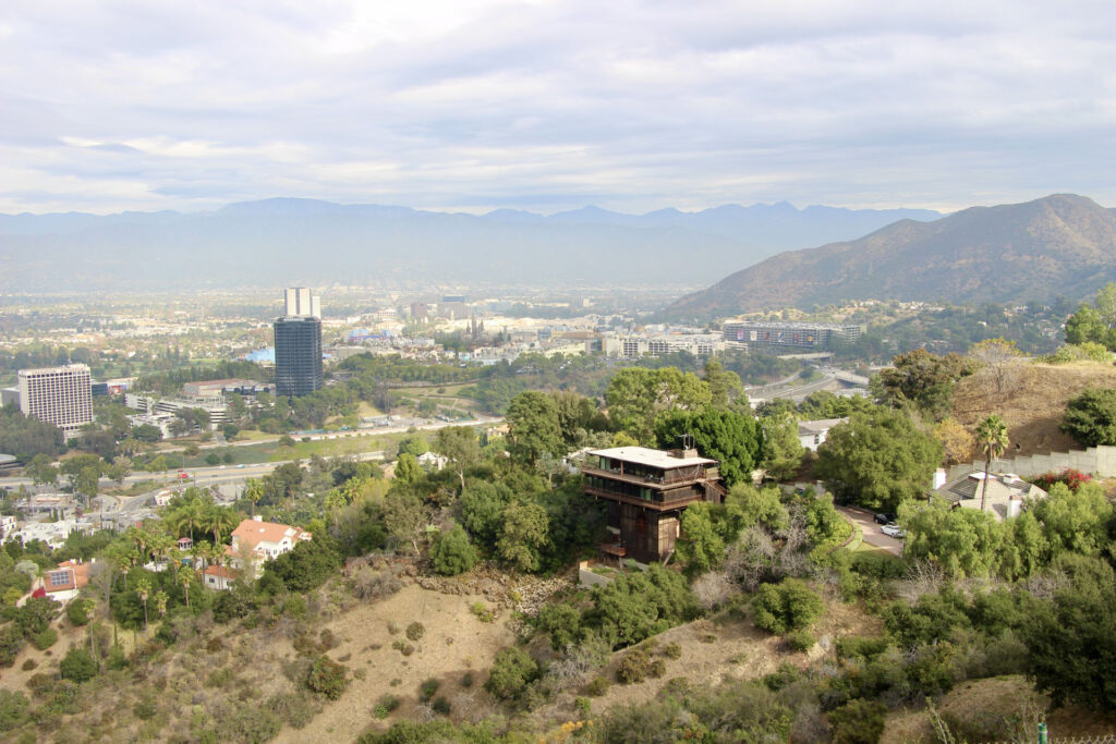 Vue Mullholland Drive Road trip Los Angeles - Californie - USA